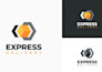 design unique delivery truck courier service logo